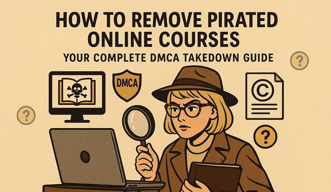 How to Remove Pirated Online Courses: Your Complete DMCA Takedown Guide