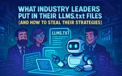 What Industry Leaders Put in Their LLMS.txt Files (And How to Steal Their Strategies)