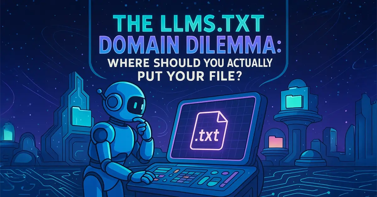Where Should You Put Your LLMS.txt File?