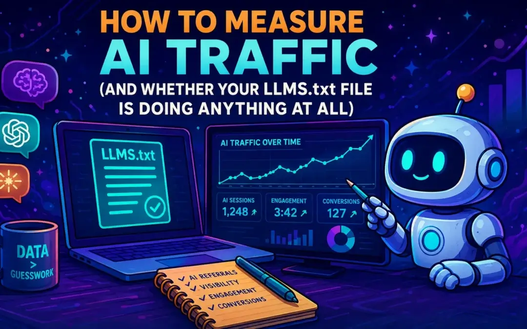 How to Measure AI Traffic (And Whether Your LLMS.txt File Is Doing Anything at All)