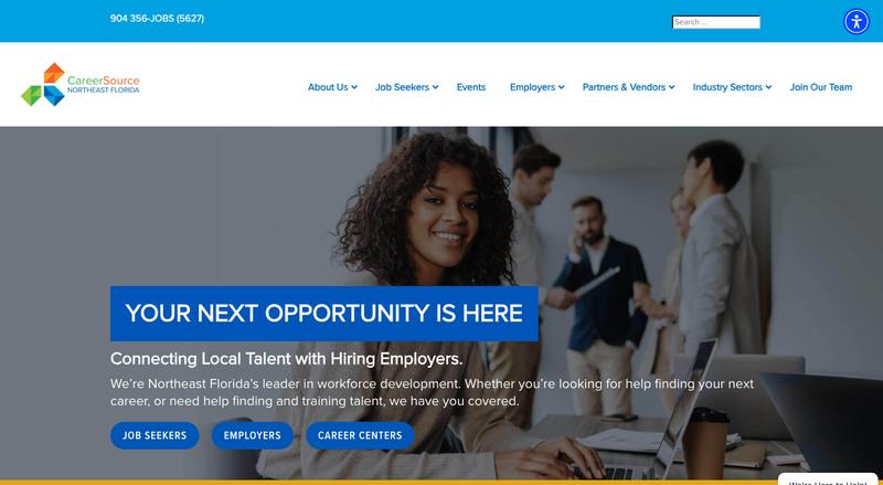 CareerSource NEFL website